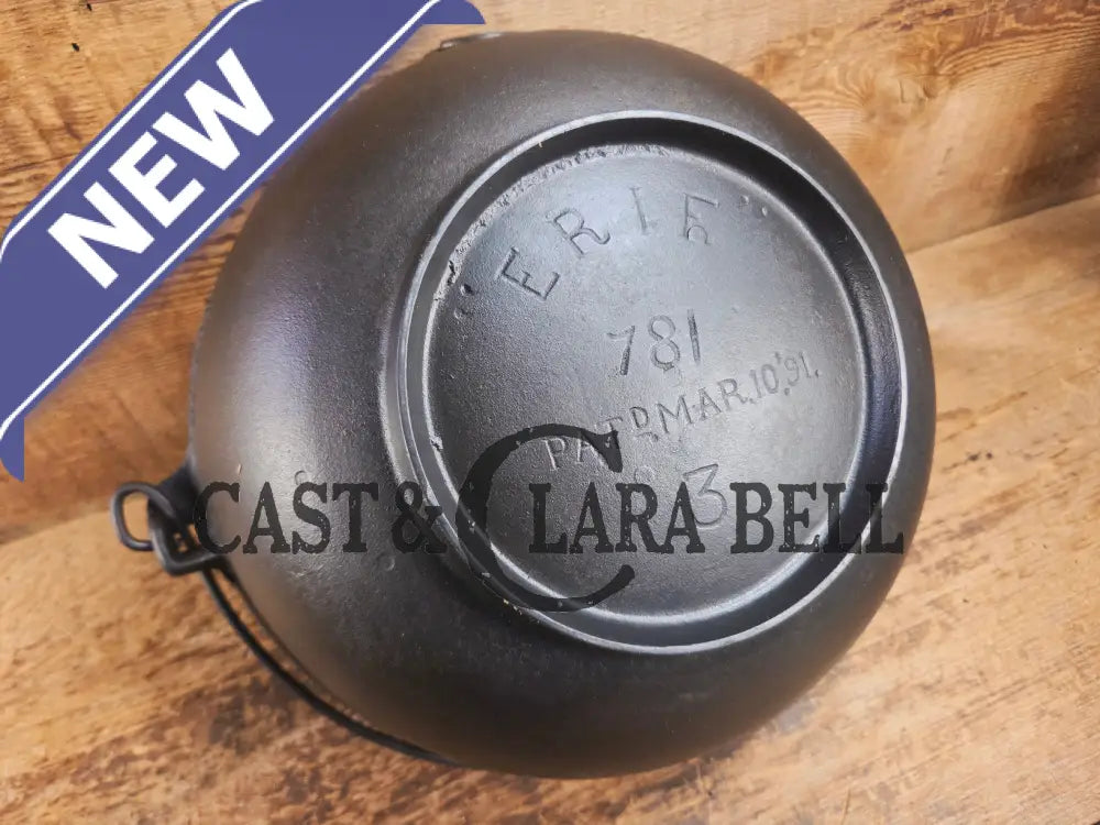 Beautiful late 1800βs Griswold ERIE (#781) candy kettle. Hard to find GORGEOUS collectorβs piece Dutch Ovens Trivets &