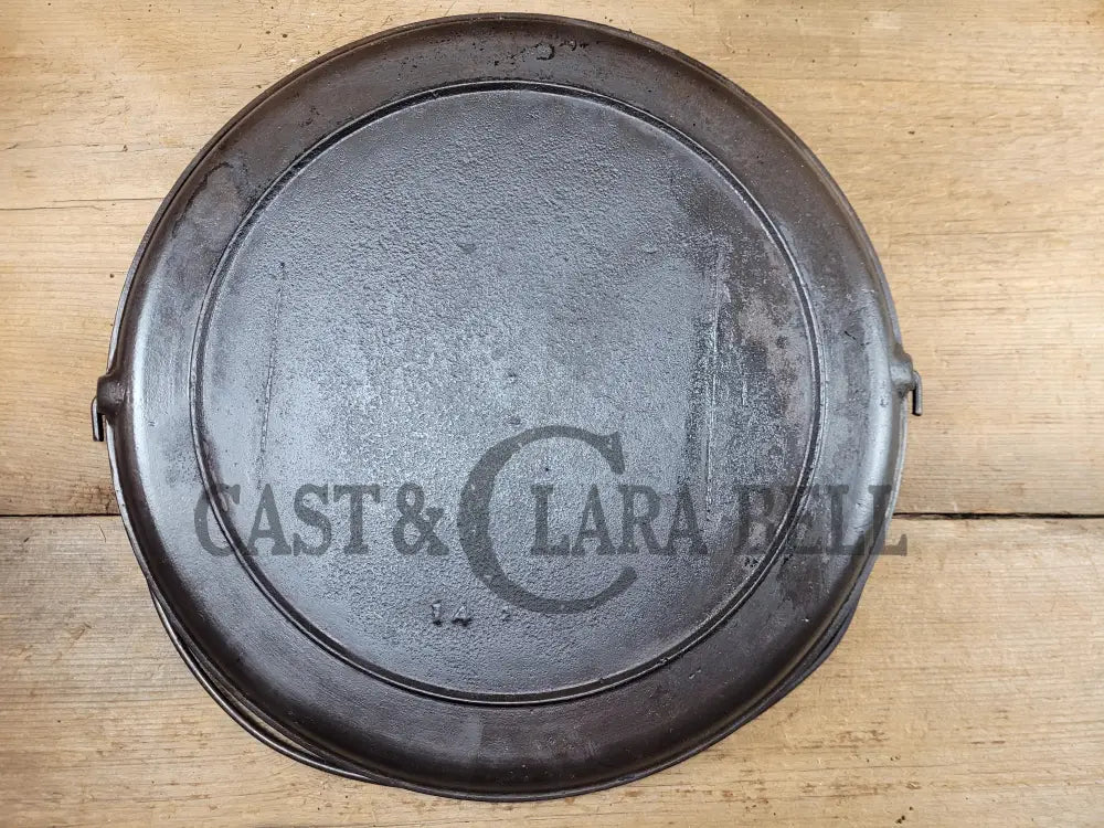Beautiful Late 1800βS Size 14 Gate Marked Bailed Griddle. Great For Pizzas Pancakes Or Omelettes