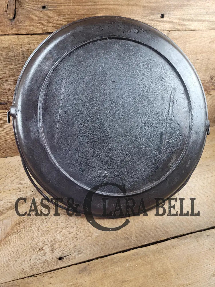 Beautiful Late 1800βS Size 14 Gate Marked Bailed Griddle. Great For Pizzas Pancakes Or Omelettes