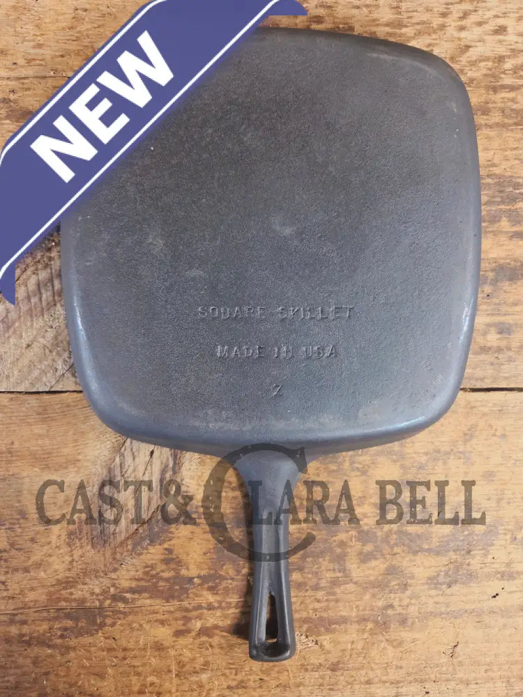 Beautiful later series Wagner Square Skillet Fully Restored and Ready to Go. Perfect for breakfasts frying and