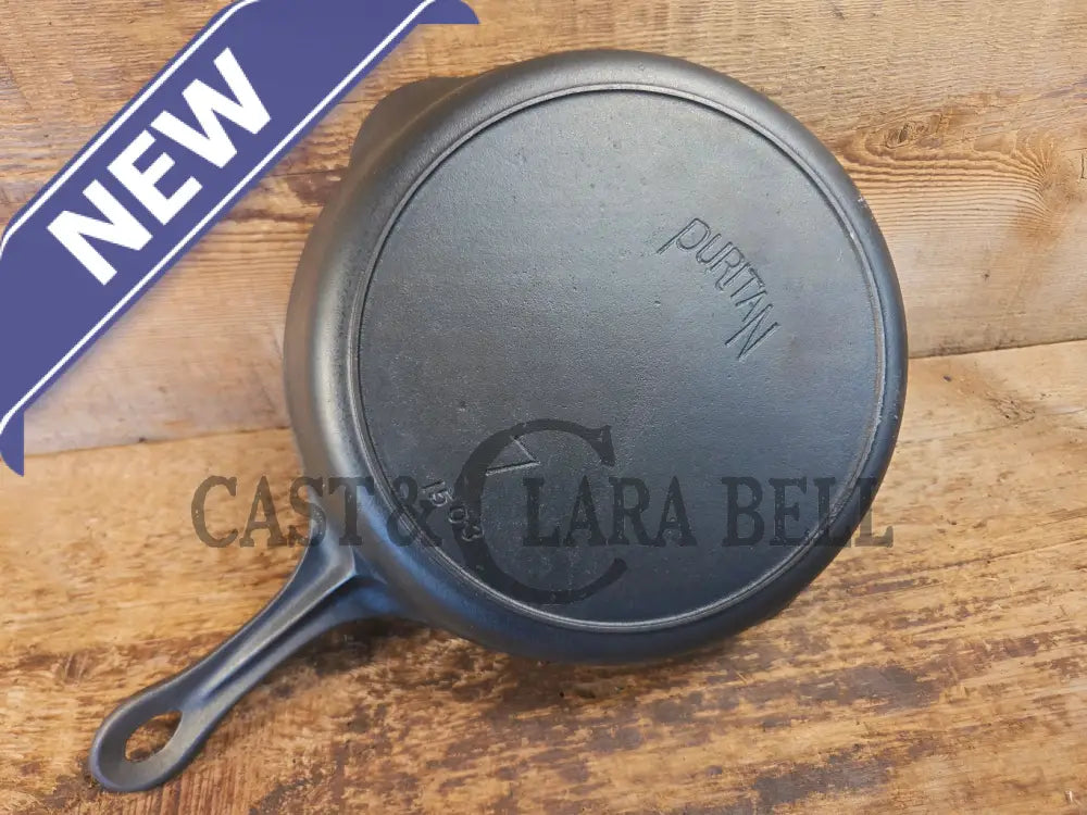 Beautiful! The Classic #7 Griswold made Puritan No. 8 cast iron skillet w Heat Ring. 1503 - Skillet