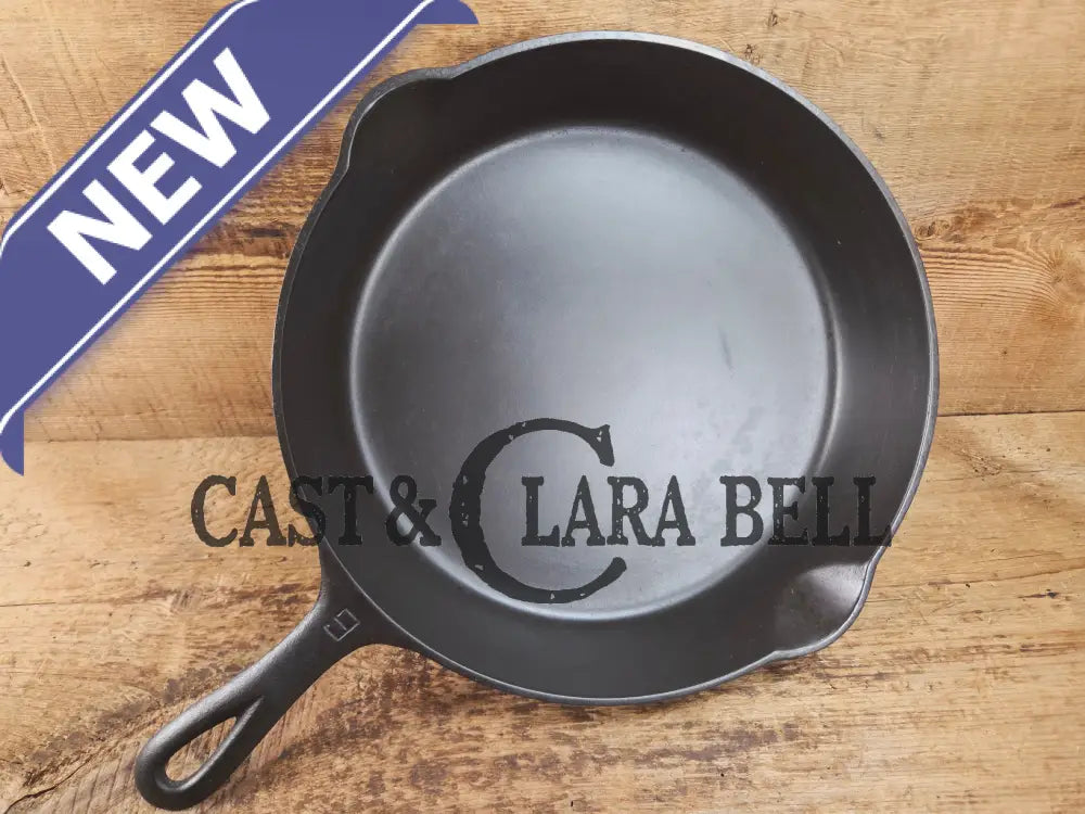 Beauty! 1930’s Griswold #9 Skillet with Large Block Logo and Smooth Bottom 710 Skillet