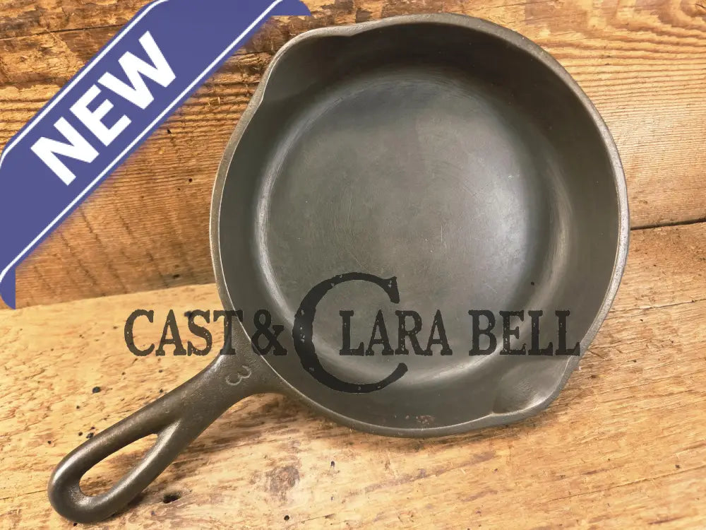 Best Seller! 1930βs Wagner Ware #3 Cast Iron Egg Skillet 1053 A. Great gift! SC24 Skillet
