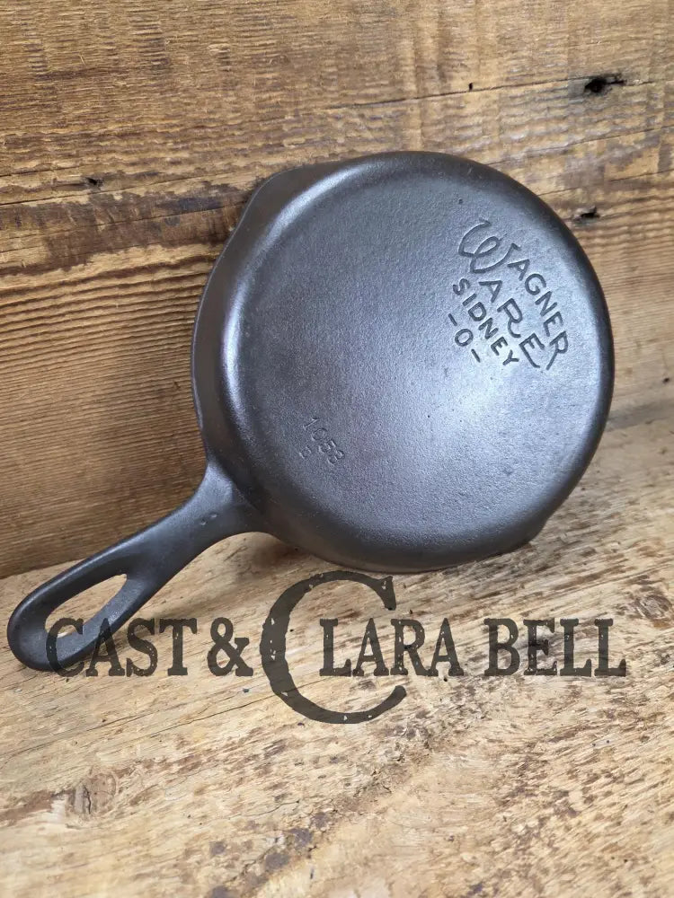 Best Seller! 1930βs Wagner Ware #3 Cast Iron Egg Skillet 1053 E. Great gift! Skillet