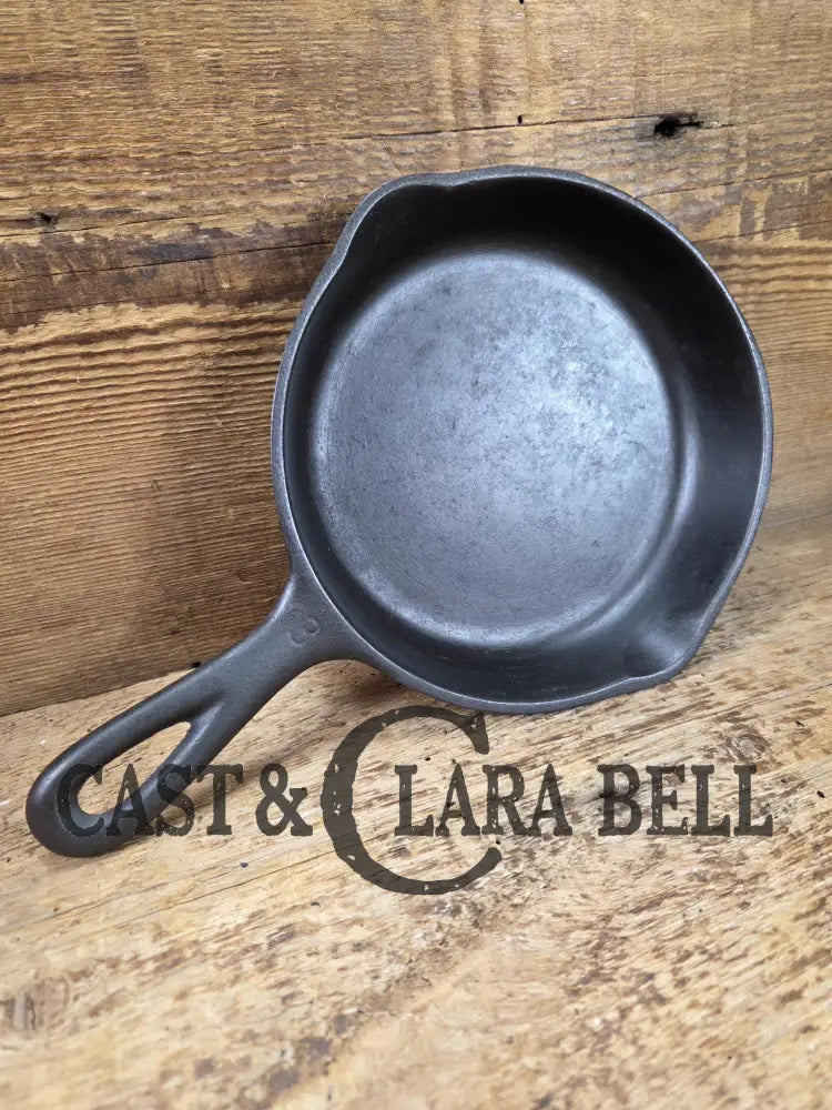 Best Seller! 1930βs Wagner Ware #3 Cast Iron Egg Skillet 1053 E. Great gift! Skillet