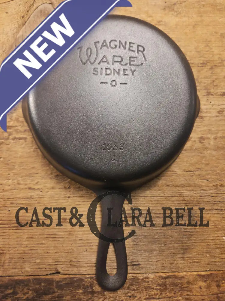 Best Seller! 1930βs Wagner Ware #3 Cast Iron Egg Skillet 1053 J. Great gift! Skillet