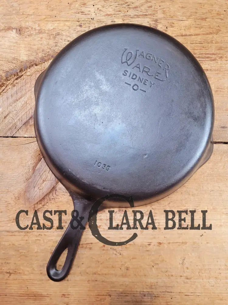 Best Seller! 1930βs Wagner Ware Sidney -O- #8 Skillet with Smooth Bottom 1058. Restored and Ready to Use! Skillet