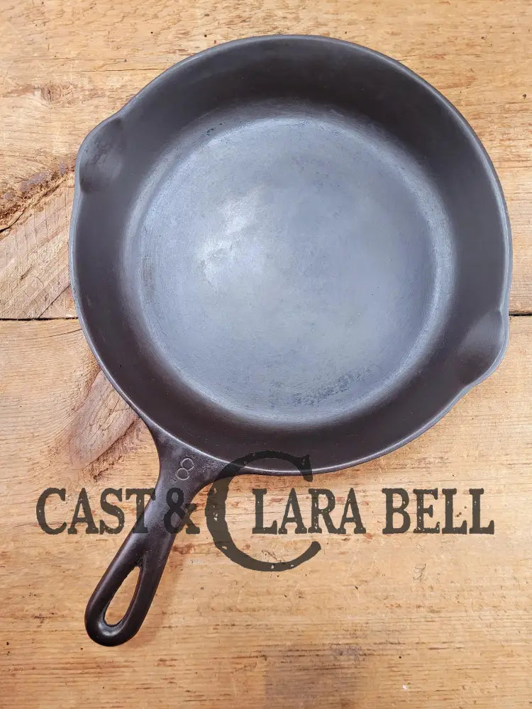 Best Seller! 1930’s Wagner Ware Sidney -O- #8 Skillet with Smooth Bottom 1058. Restored and Ready to Use! Skillet