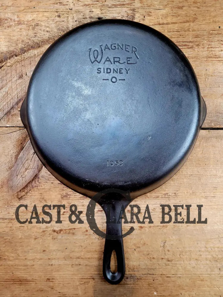 Best Seller! 1930βs Wagner Ware Sidney -O- #8 Skillet with Smooth Bottom 1058. Restored and Ready to Use! Skillet