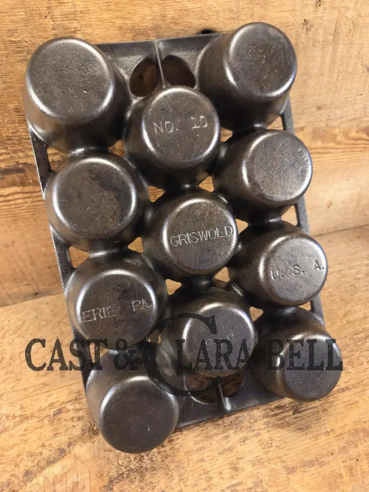 Best Seller! Lovely Griswold No. 10 Popover Pan 949 C. Open frame design is ready to make the best brownies muffins or