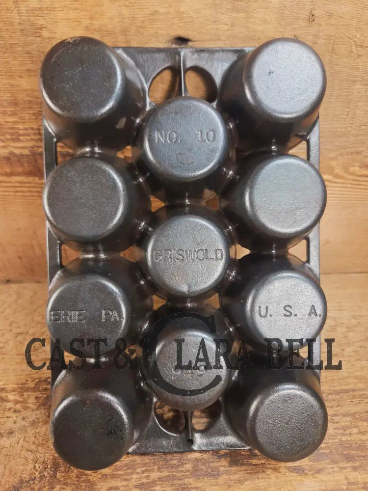 Best Seller! Lovely Griswold No. 10 Popover Pan 949. Open frame design is ready to make the best brownies muffins or