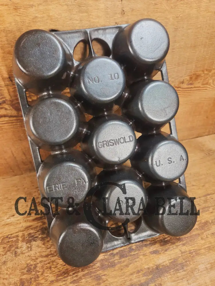 Best Seller! Lovely Griswold No. 10 Popover Pan 949. Open frame design is ready to make the best brownies muffins or