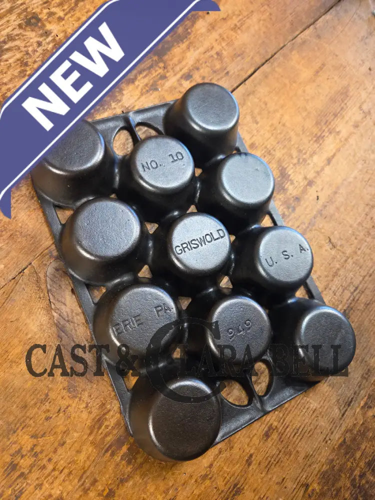 Best Seller! Lovely Griswold No. 10 Popover Pan 949. Open frame design is ready to make the best brownies muffins or