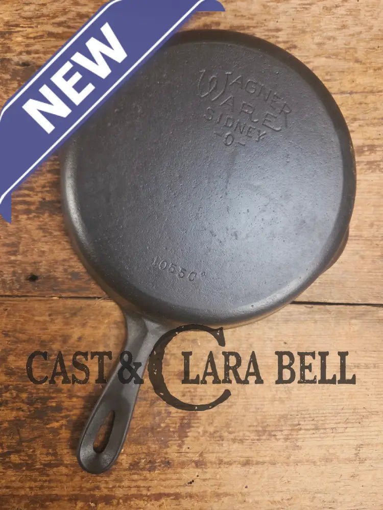 Best Seller! Wagner Ware #5 cast iron Skillet with Stylized Logo and Smooth Bottom 1055 Skillet