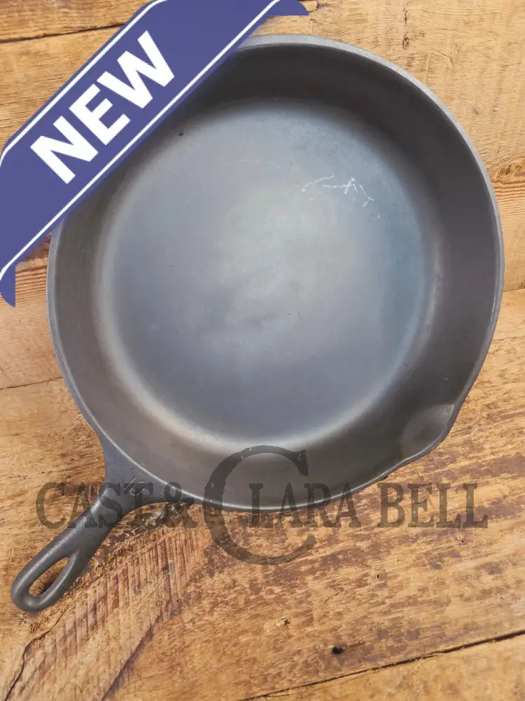 Big 1930’s Wagner Ware #10 Cast Iron Skillet with Stylized Logo 1060 E. Great Bacon skillet! SCF24 - Skillet