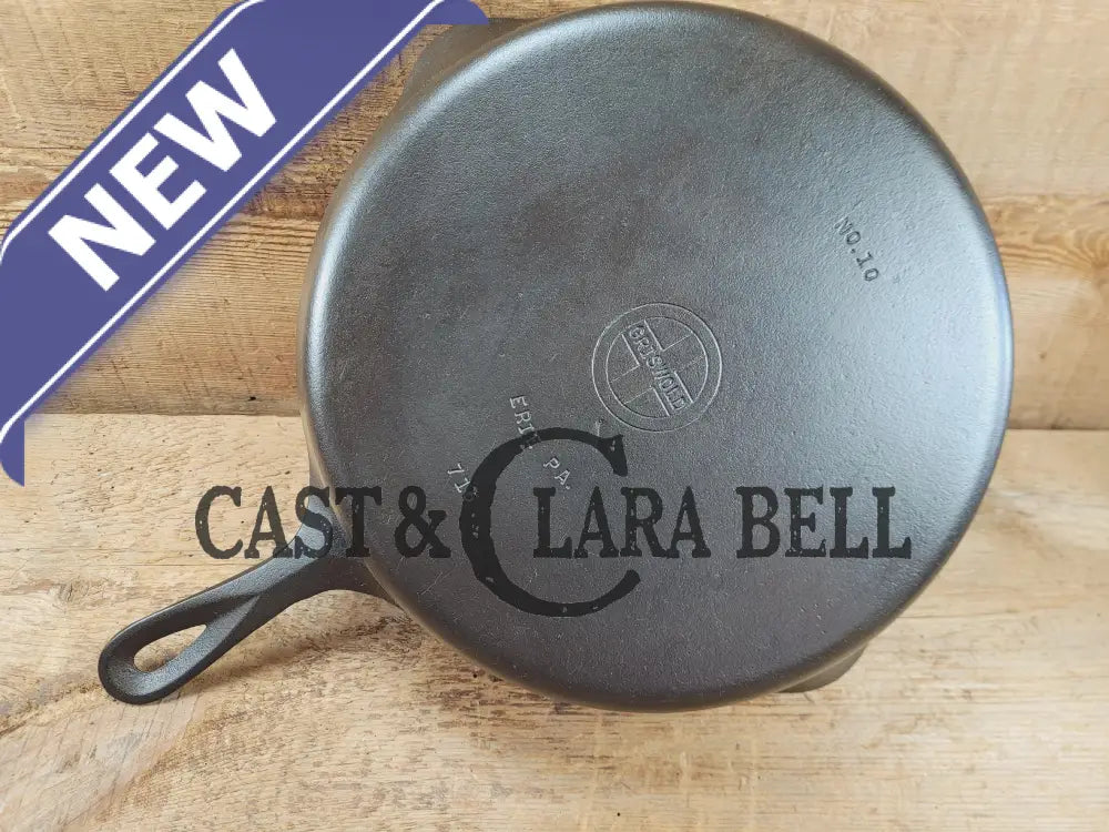 Big 1940’s Griswold #10 Skillet with Small Block Logo and Heat Ring 716 A. Fantastic every day pan Getting harder to