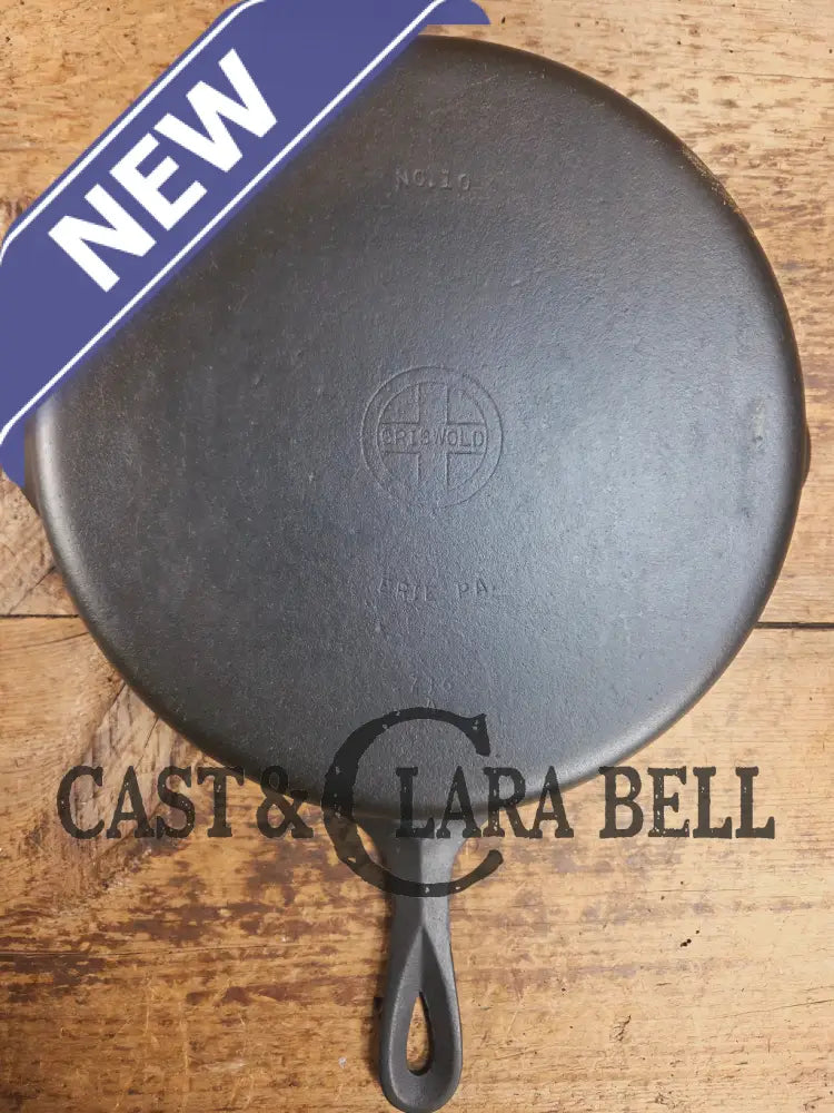 Big 1940βs Griswold #10 Skillet with Small Block Logo and Heat Ring 716 A. Fantastic every day pan Getting harder to
