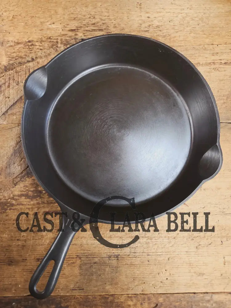 Big 1940βs Griswold #10 Skillet with Small Block Logo and Heat Ring 716 D. Fantastic every day pan Getting harder to