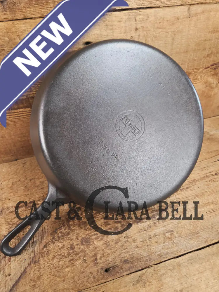 Big 1940’s Griswold #10 Skillet with Small Block Logo and Heat Ring 716 D. Fantastic every day pan Getting harder to