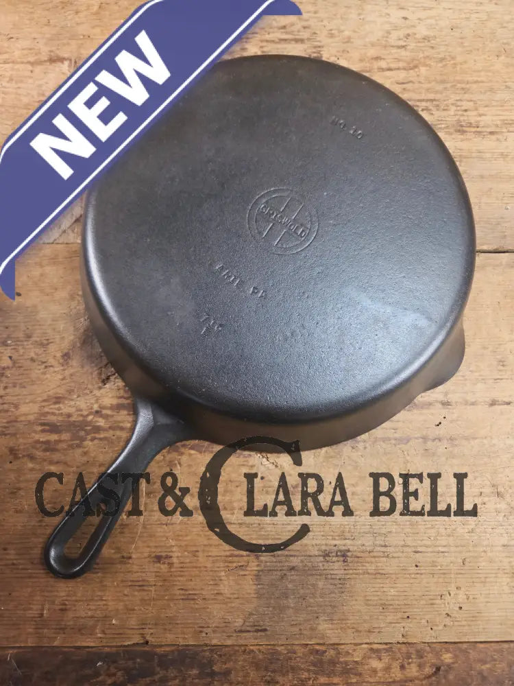 Big 1940’s Griswold #10 Skillet with Small Block Logo and Heat Ring 716 E. Fantastic every day pan Getting harder to