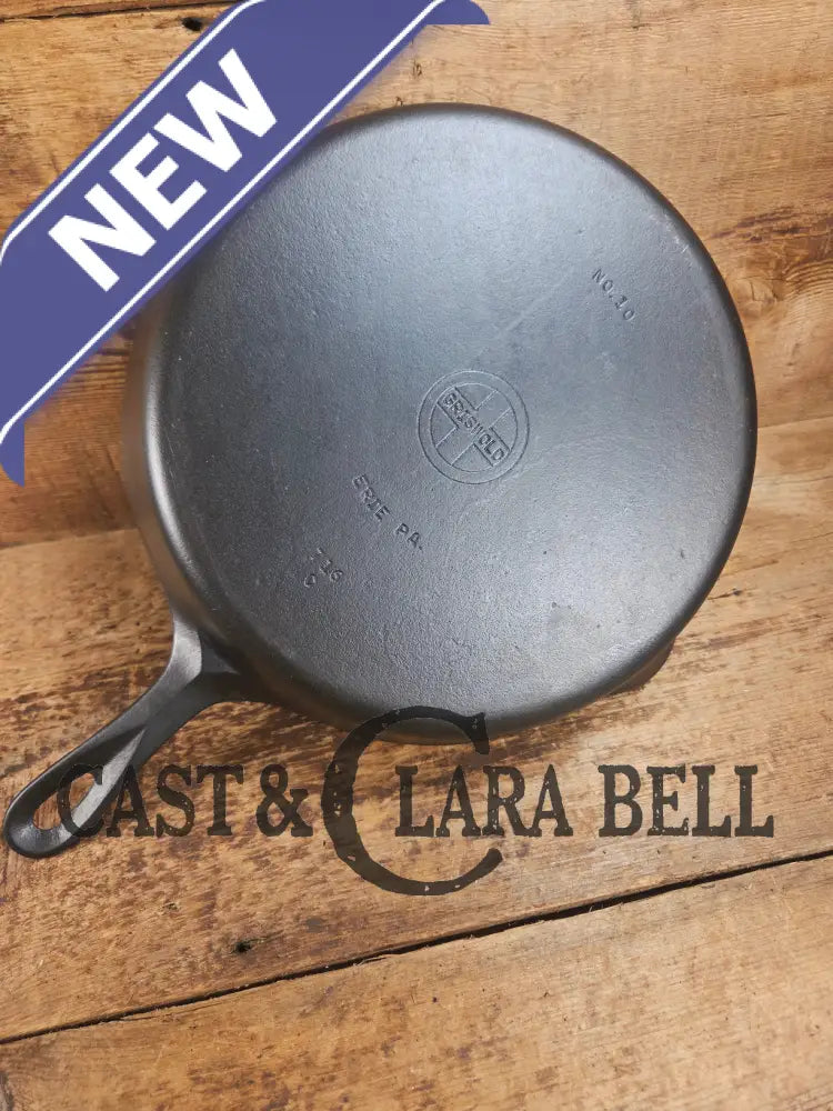 Big 1940βs Griswold #10 Skillet with Small Block Logo and Heat Ring 716. Fantastic every day pan Getting harder to find