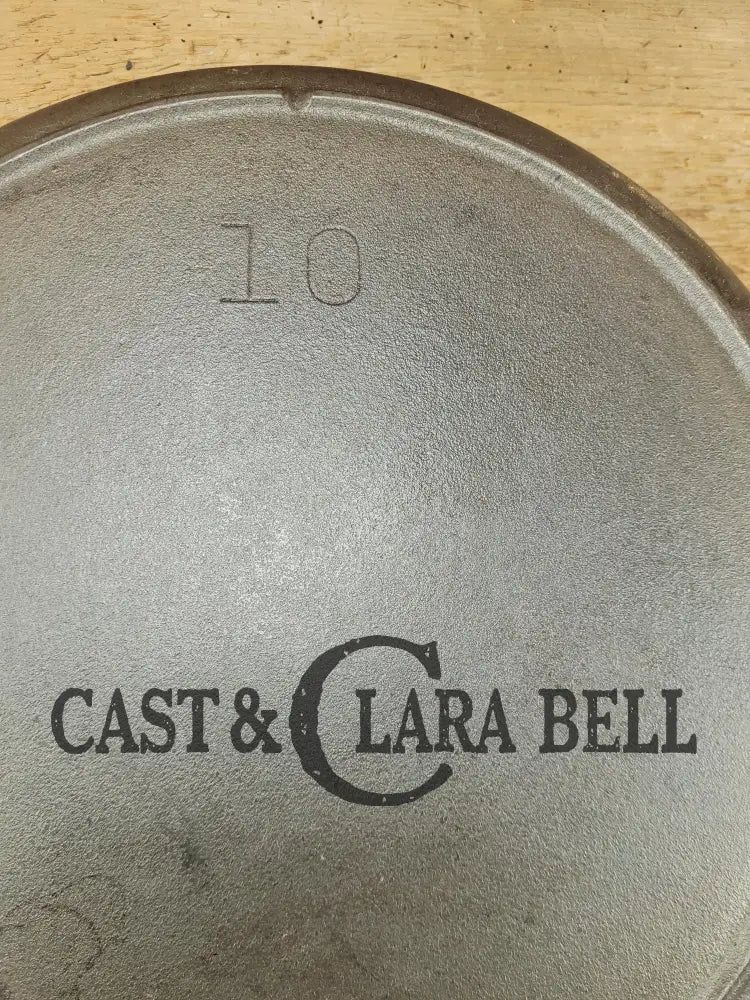 Big bacon skillet! Beautiful 1930’s Lodge #10 Cast Iron Skillet with 3 Notch Heat Ring.