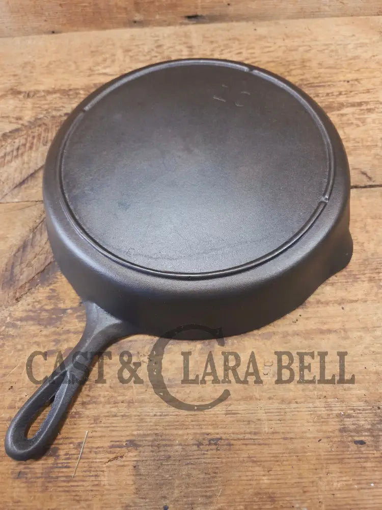 Big bacon skillet! Beautiful 1930’s Lodge #10 Cast Iron Skillet with 3 Notch Heat Ring - Skillet
