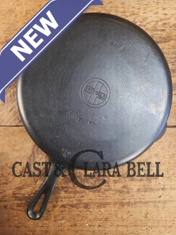 Big beautiful bacon skillet. Griswold #9 Cast Iron Skillet with Small Block Logo 710 H Skillet