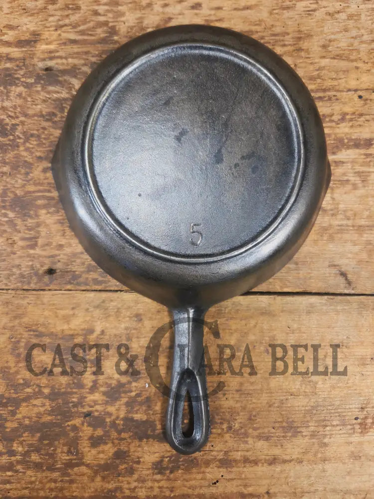 Birmingham Stove & Range 1940’s era Red Mountain Series #5 Skillet with Heat Ring - Skillet
