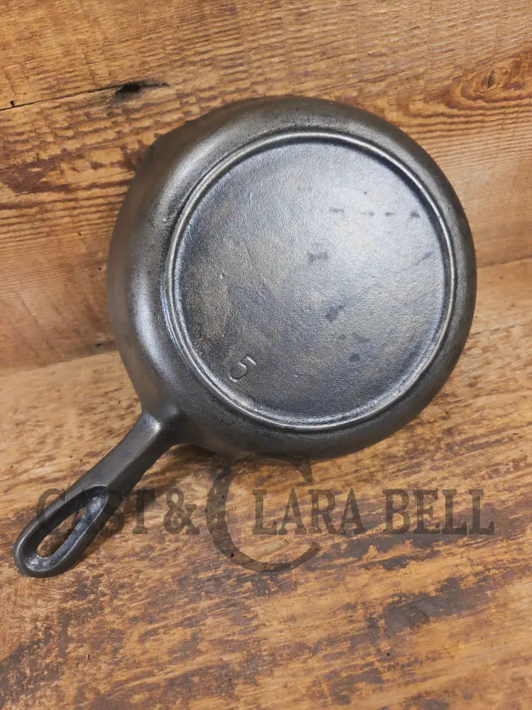 Birmingham Stove & Range 1940’s era Red Mountain Series #5 Skillet with Heat Ring - Skillet