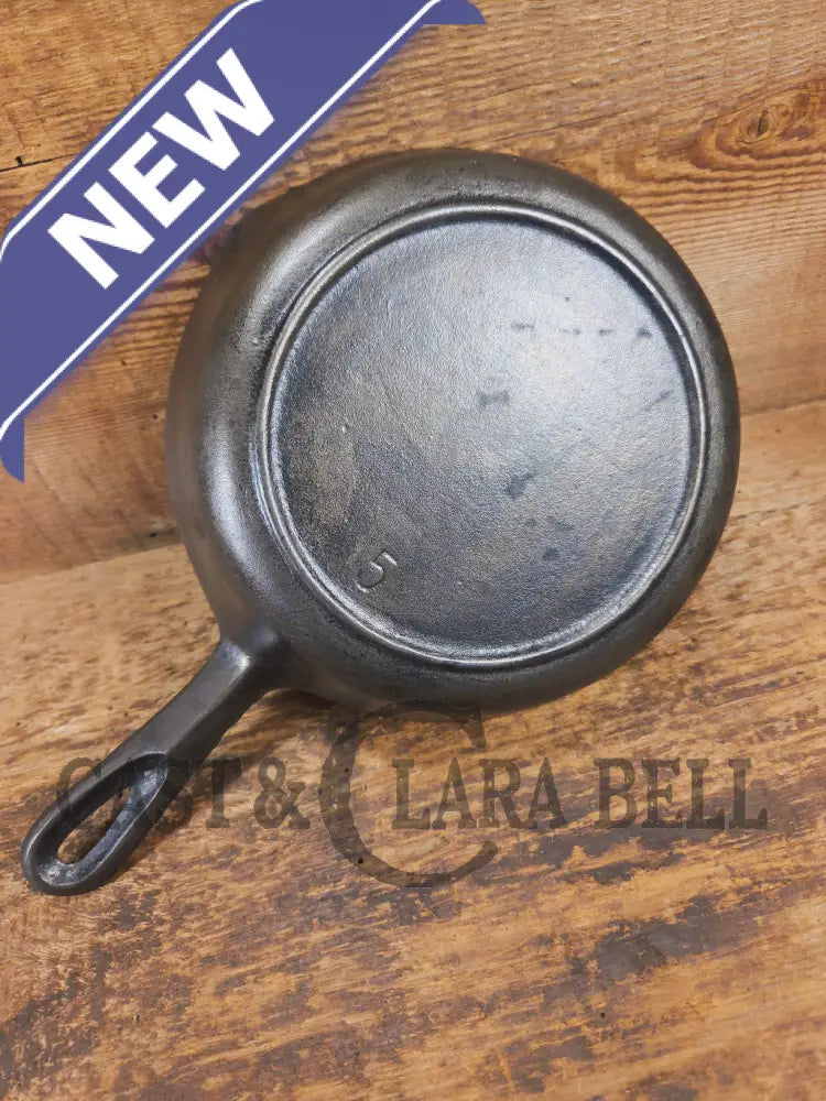 Birmingham Stove & Range 1940’s era Red Mountain Series #5 Skillet with Heat Ring - Skillet