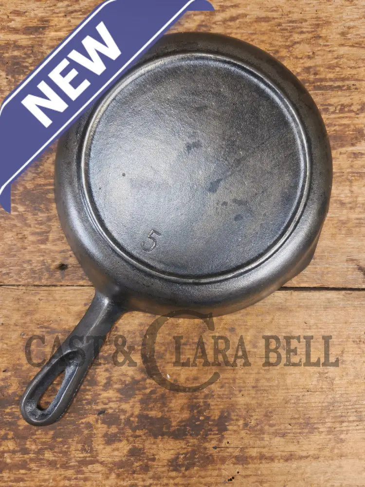 Birmingham Stove & Range 1940’s era Red Mountain Series #5 Skillet with Heat Ring - Skillet