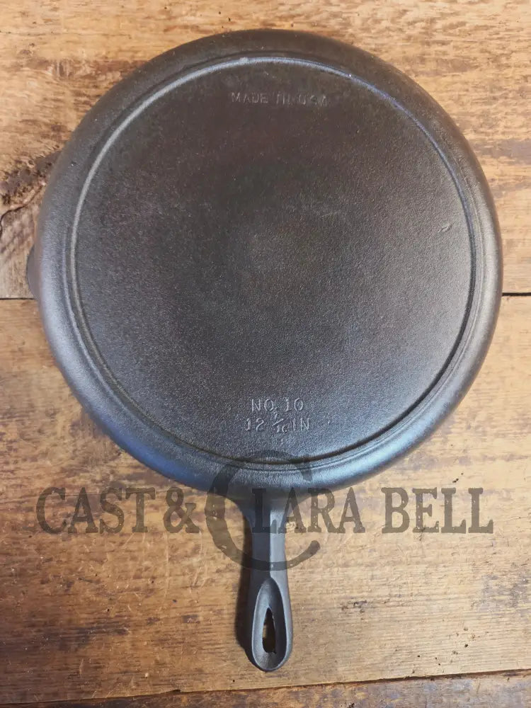 Birmingham Stove & Range Century Series #10 Skillet with beautiful swirls! - Skillet