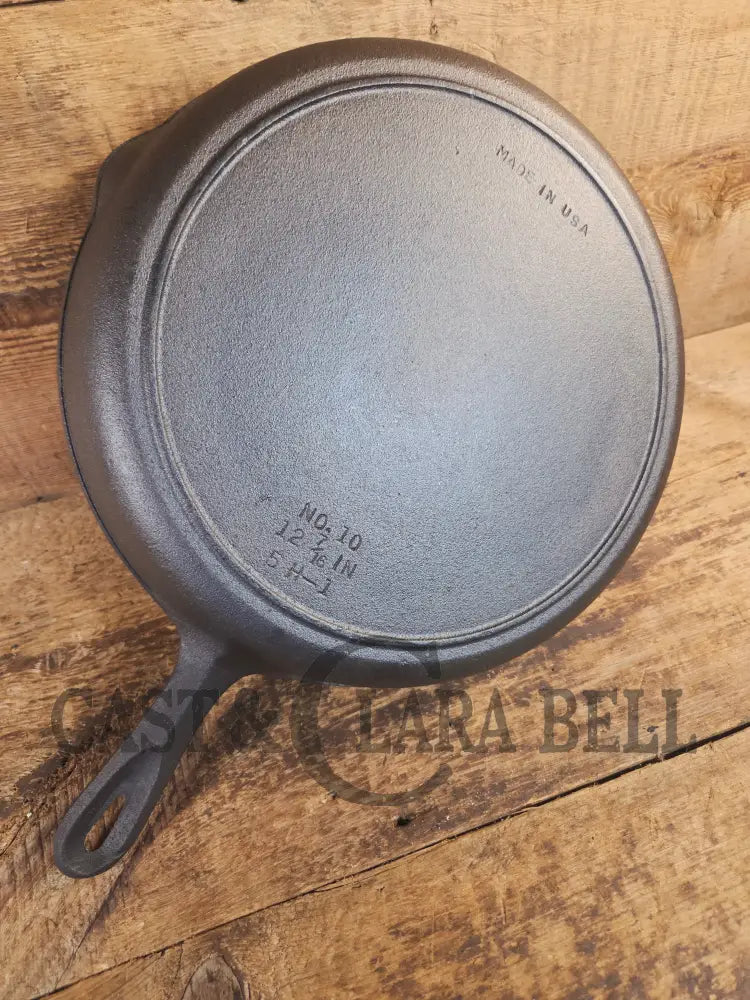 Birmingham Stove & Range Century Series #10 Skillet with beautiful swirls! 5 H-1 - Skillet