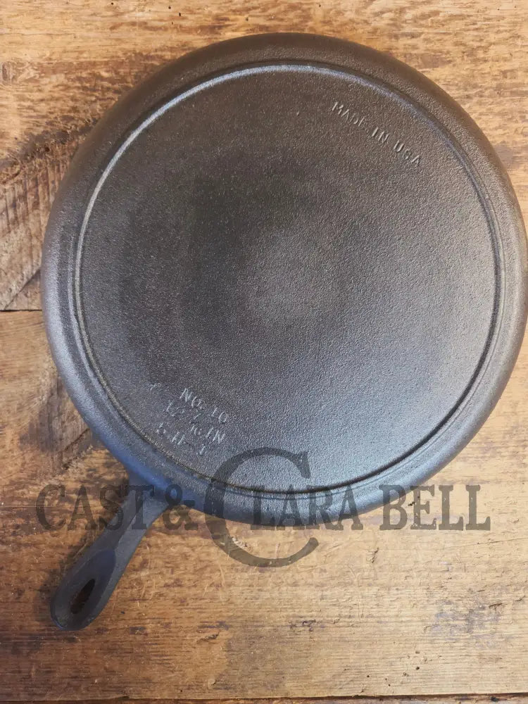 Birmingham Stove & Range Century Series #10 Skillet with beautiful swirls! 5 H-1 - Skillet