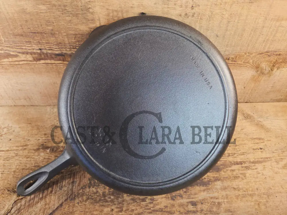 Birmingham Stove & Range Century Series #10 Skillet with beautiful swirls! - Skillet