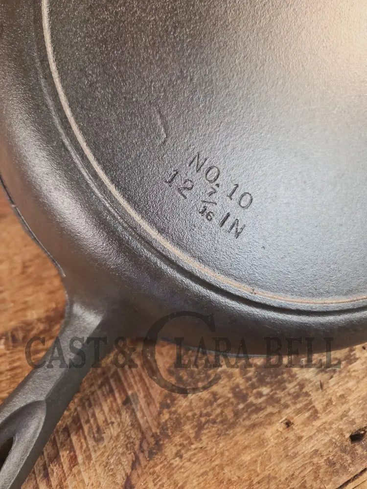 Birmingham Stove & Range Century Series #10 Skillet with beautiful swirls! - Skillet