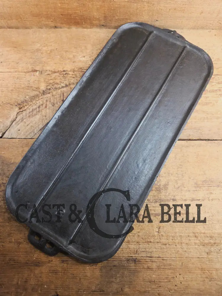 BSR Birmingham Stove and Range #8 Raised Number Cast Iron Griddle. Perfect camp griddle! Griddle