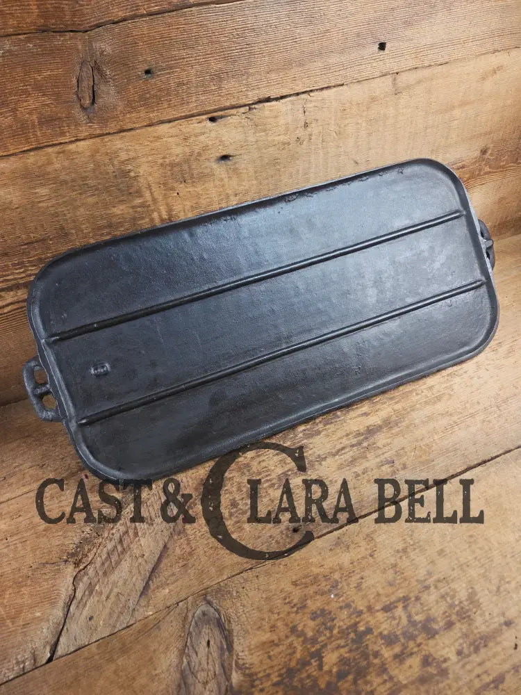 BSR Birmingham Stove and Range #8 Raised Number Cast Iron Griddle. Perfect camp griddle! Griddle