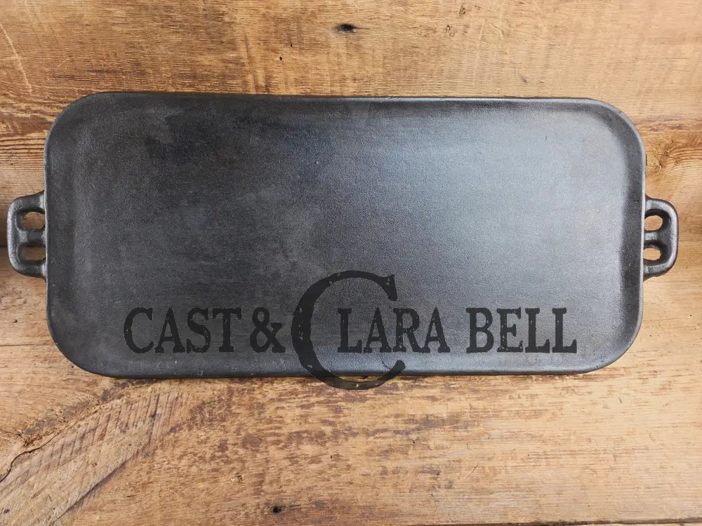 BSR Birmingham Stove and Range #8 Raised Number Cast Iron Griddle. Perfect camp griddle! Griddle