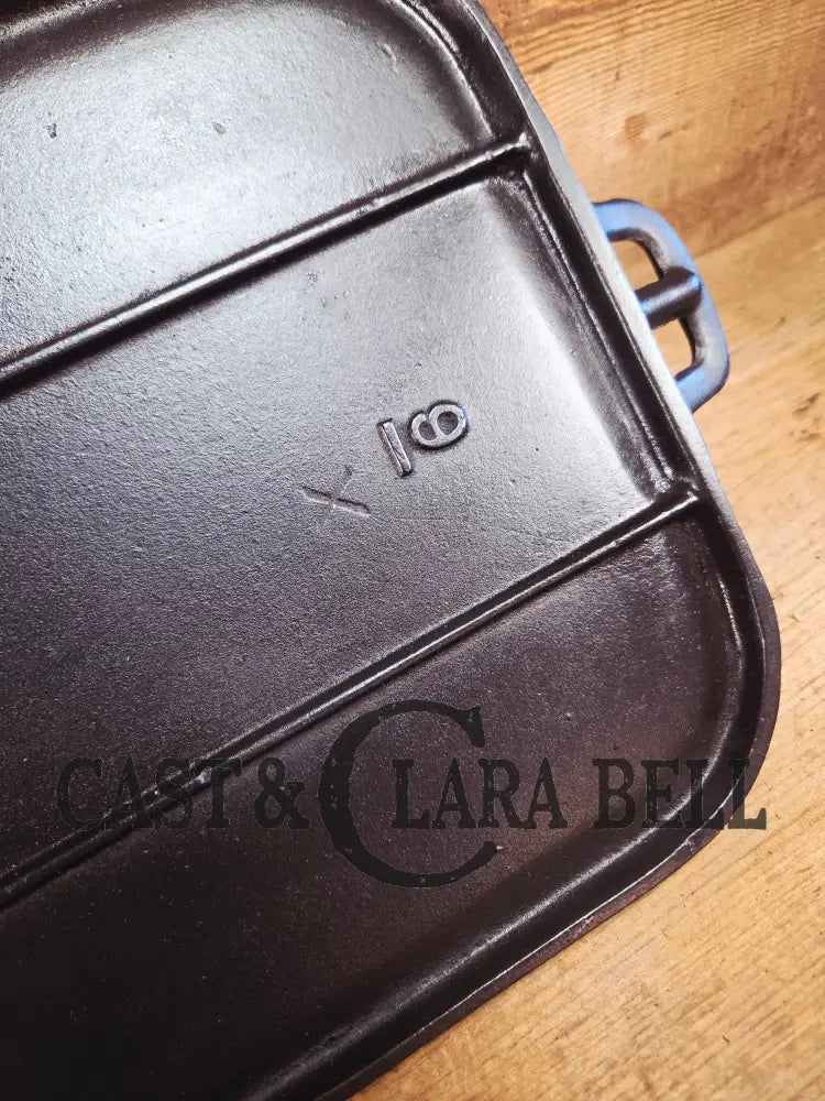 BSR Birmingham Stove and Range #9 Raised Number Cast Iron Griddle. Perfect camp griddle! Griddle
