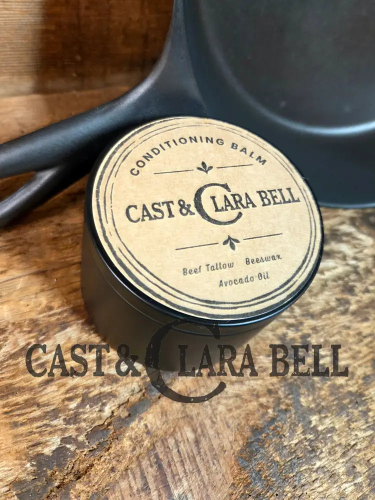 Cast Iron Conditioning Balm (6 oz - Medium) One Medium Tin (6 Oz total) Merchandise