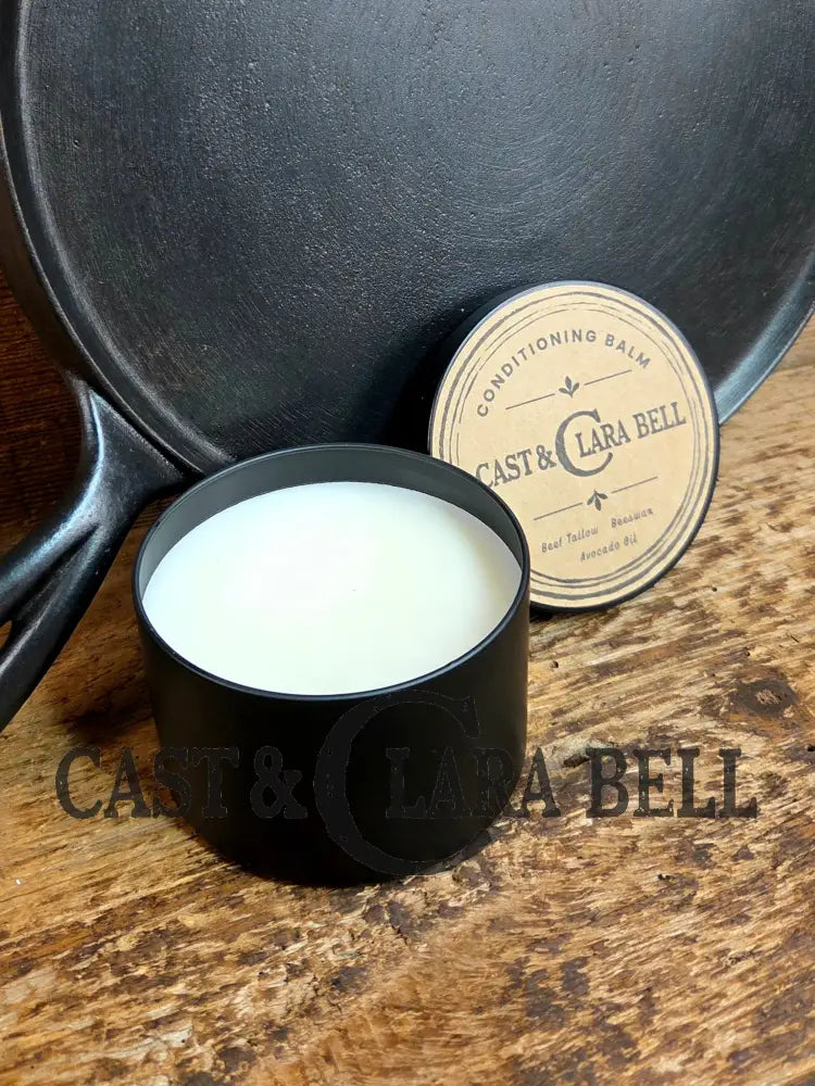 Cast Iron Conditioning Balm (6 oz - Medium) One Medium Tin (6 Oz total) Merchandise