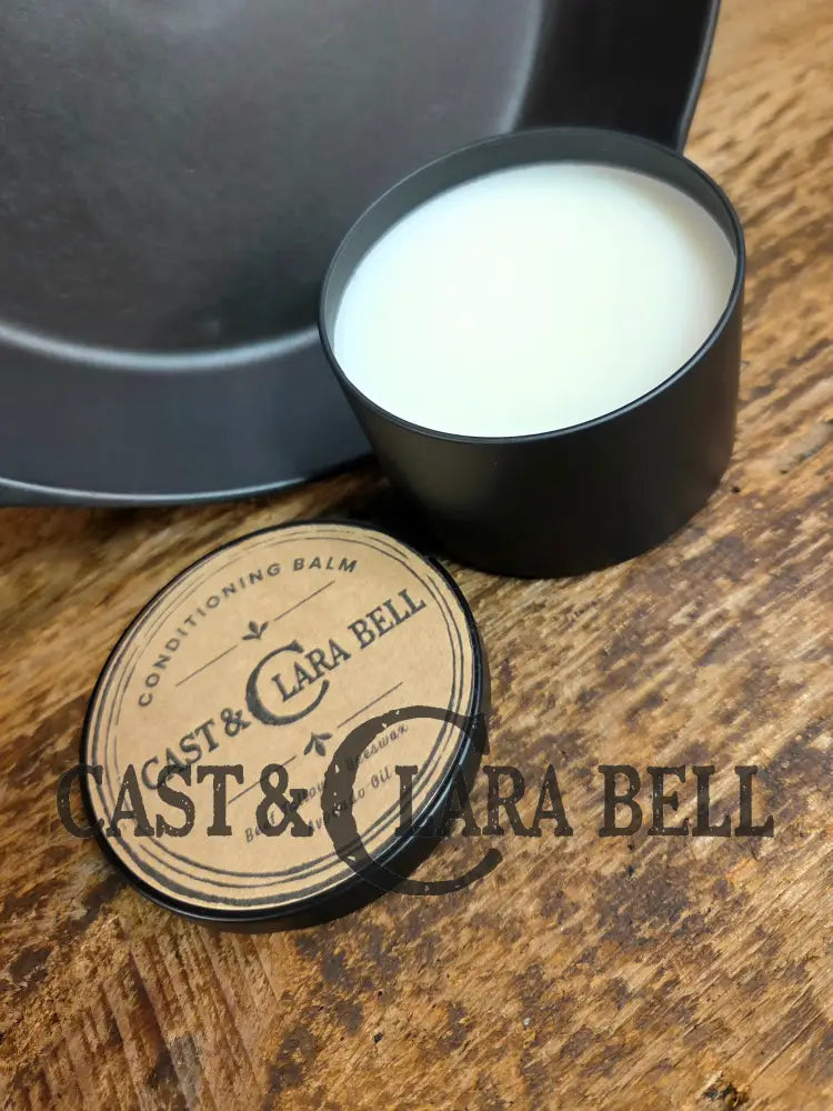 Cast Iron Conditioning Balm (6 oz - Medium) One Medium Tin (6 Oz total) Merchandise