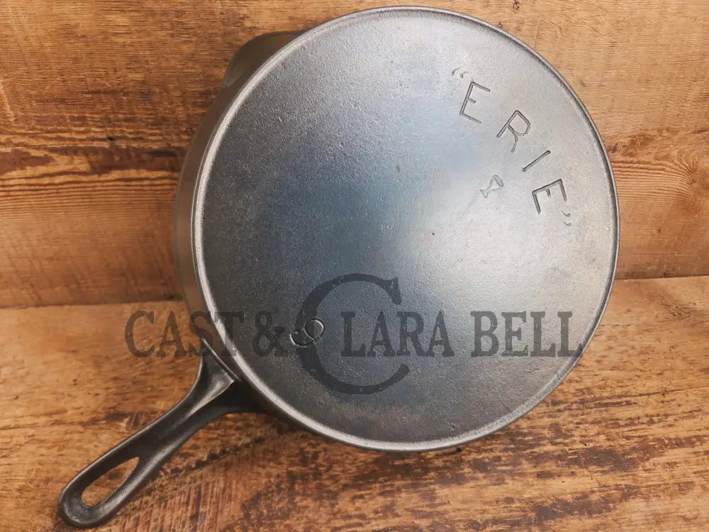 Cheers! Rare #9 Erie 2nd Series âChampaign Glassâ cast iron skillet. No often see and gorgeous! - Skillet