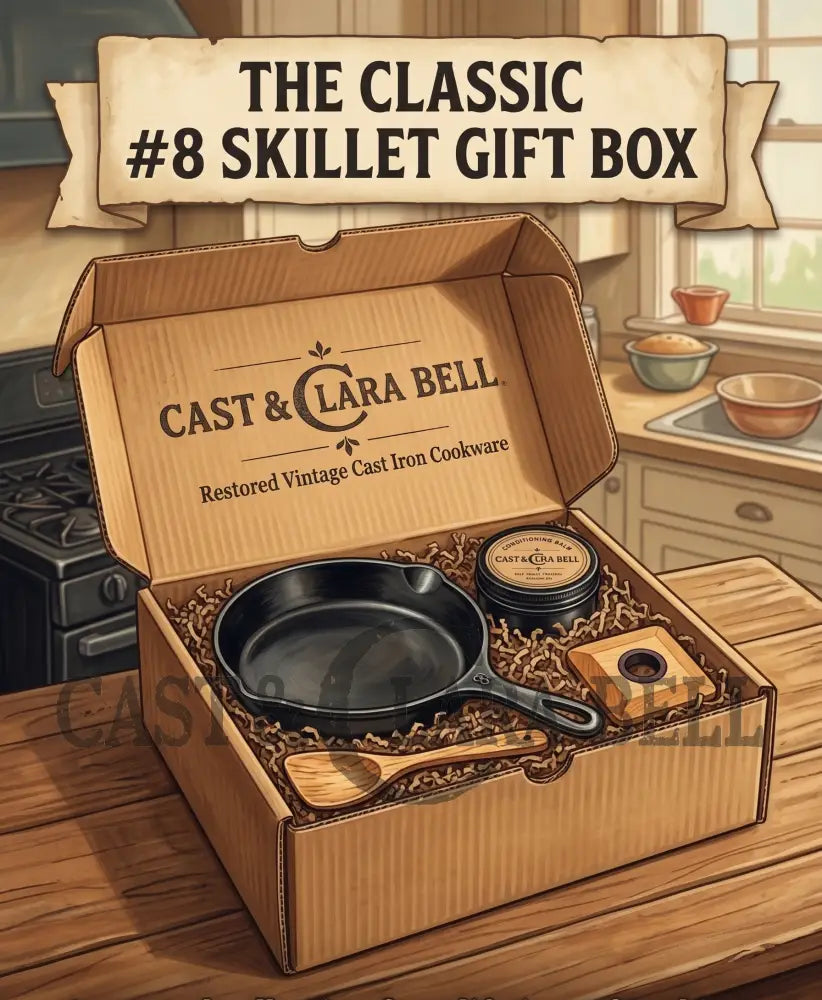 The Cast & Clara Bell Classic #8 Skillet Gift Box - Gift Box