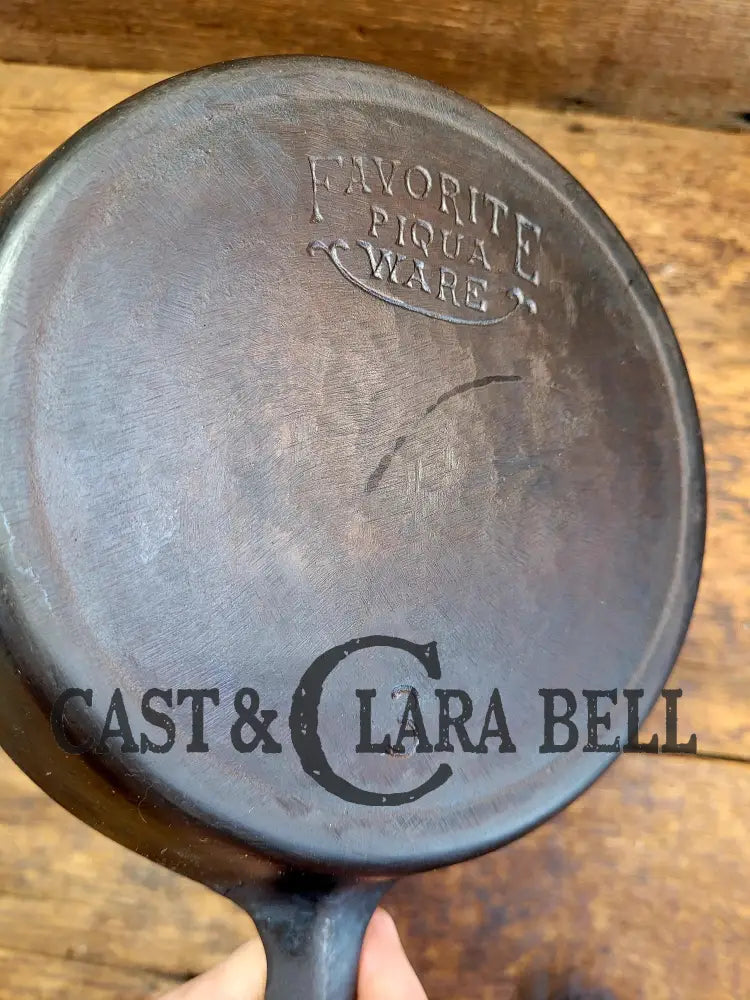 Priced To Sell! Classic Egg Skillet! 1920’S Favorite Piqua Ware #3 Skillet 3