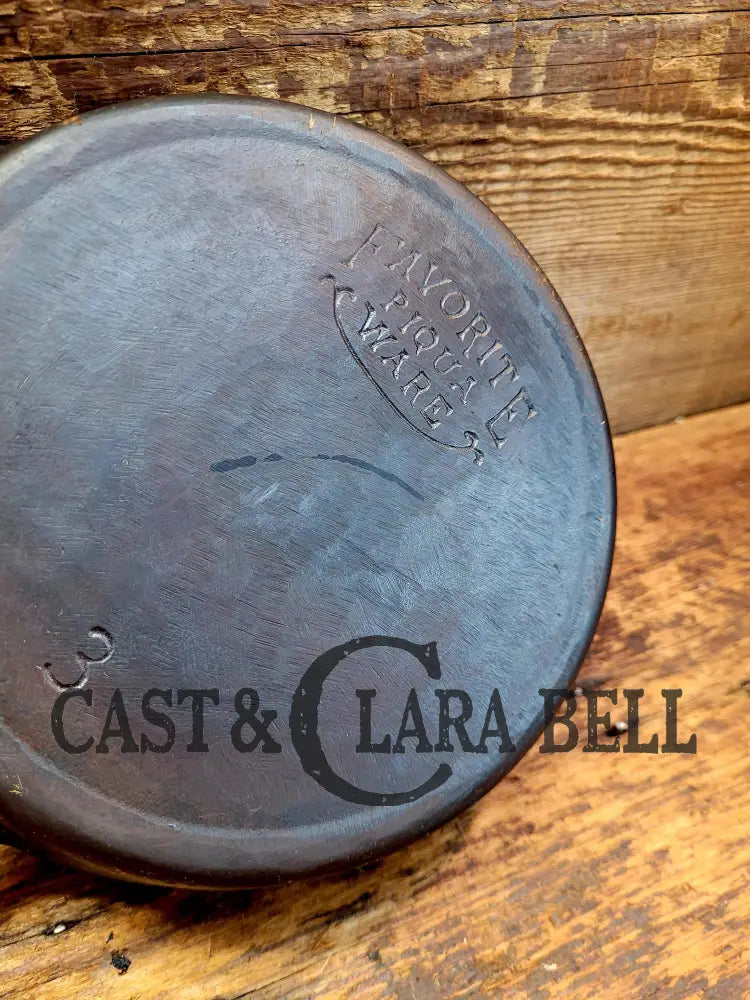 Priced To Sell! Classic Egg Skillet! 1920βS Favorite Piqua Ware #3 Skillet 3