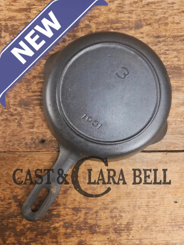 Classic Egg Skillet. 1940’s Griswold Iron Mountain #3 Cast Iron Egg Skillet with Heat Ring 1031 Skillet