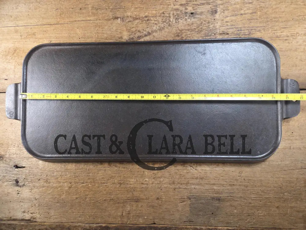 Classic Griswold #9 Long Griddle 746. Perfect for pancakes by the campfire or in your gourmet kitchen! Griddle